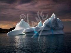 Twillingate, iceberg in blues